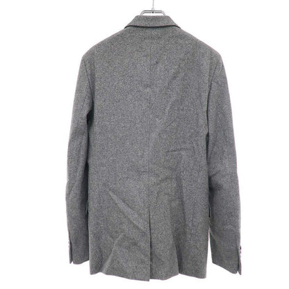 Dior Homme Wool Cashmere Flannel Jacket & Wide Pants Set Gray