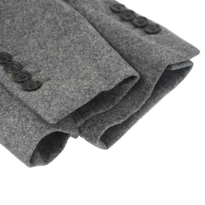 Dior Homme Wool Cashmere Flannel Jacket & Wide Pants Set Gray
