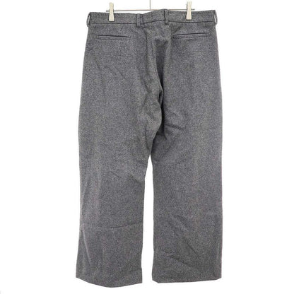 Dior Homme Wool Cashmere Flannel Jacket & Wide Pants Set Gray