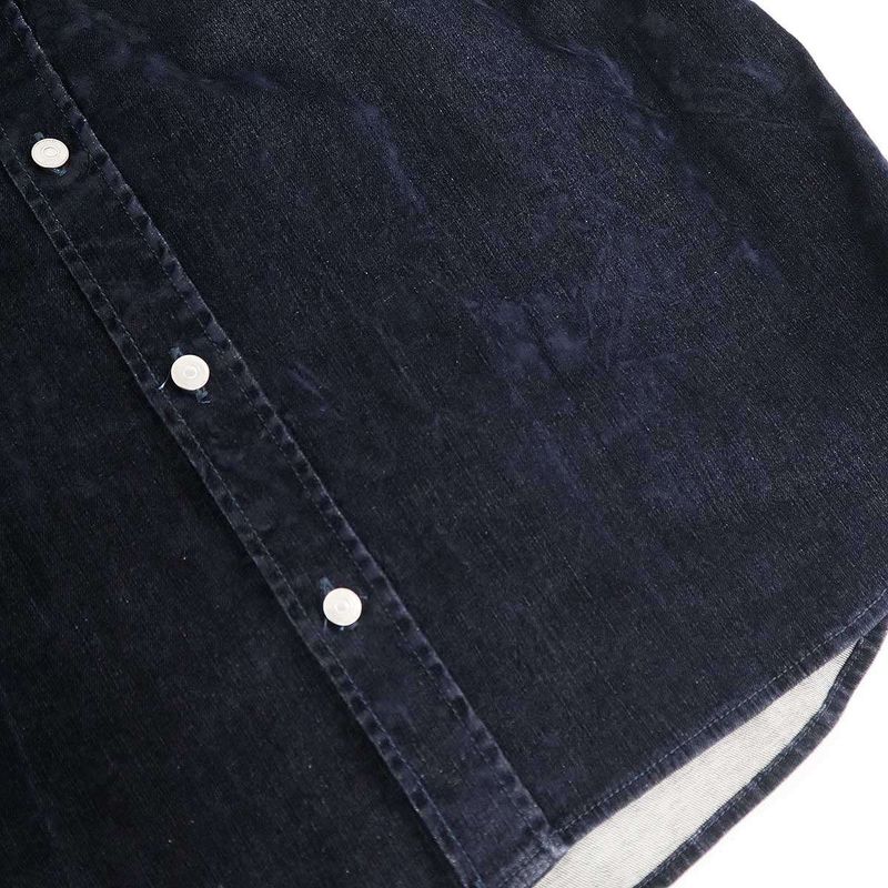 Dior Logo Velvet Denim Shirt