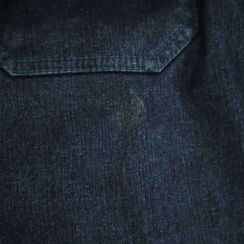 Dior Logo Velvet Denim Shirt