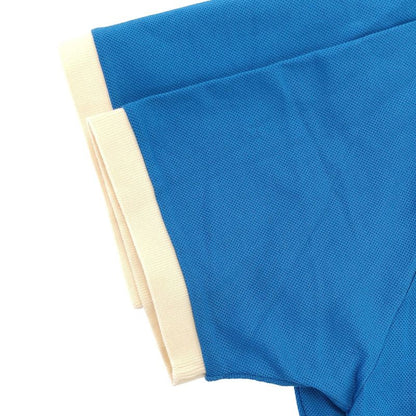 Gucci Sherry Line V-neck Polo Shirt Blue M