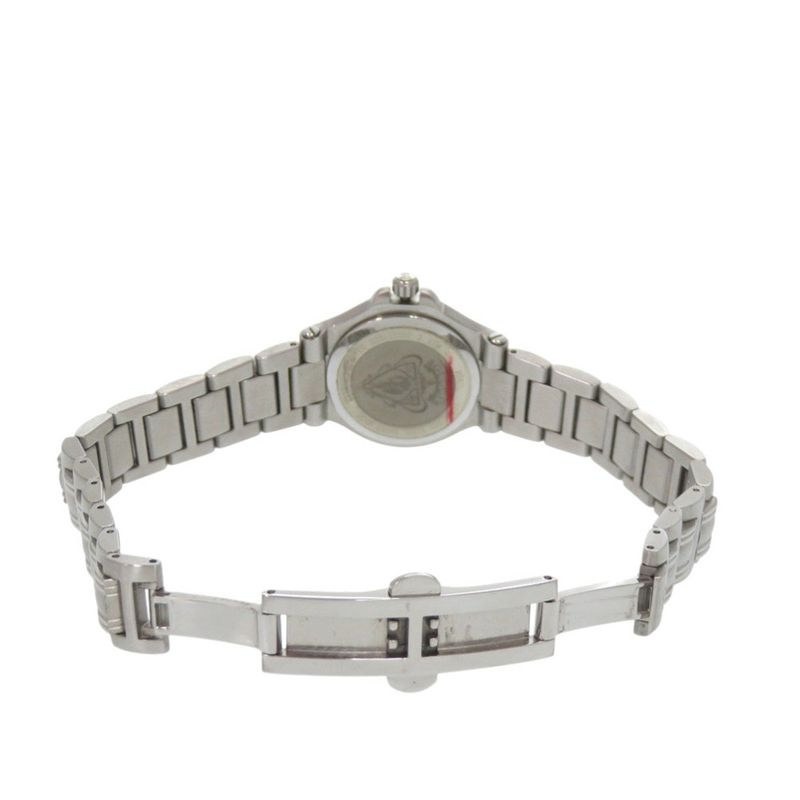Gucci Black Dial SS Silver Quartz Watch