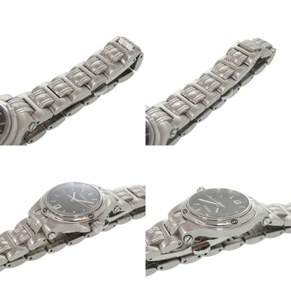 Gucci Black Dial SS Silver Quartz Watch