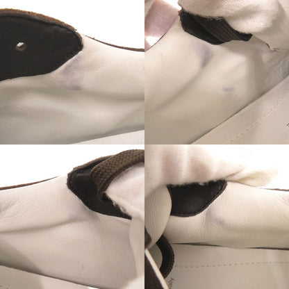 Prada Triangle Logo 7.5 Suede Brown Sneakers