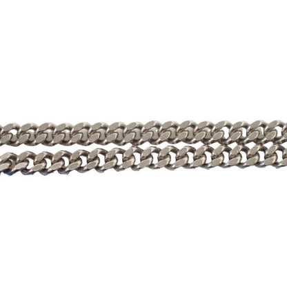 Louis Vuitton Pendant Necklace Vvv Silver Metal Triple V