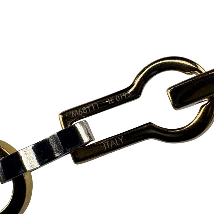 Louis Vuitton Choker Chain Necklace Gold Silver Metal