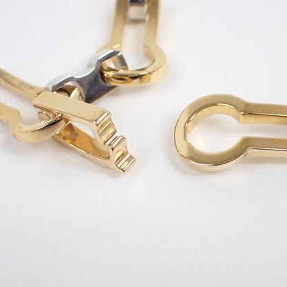 Louis Vuitton Choker Chain Necklace Gold Silver Metal