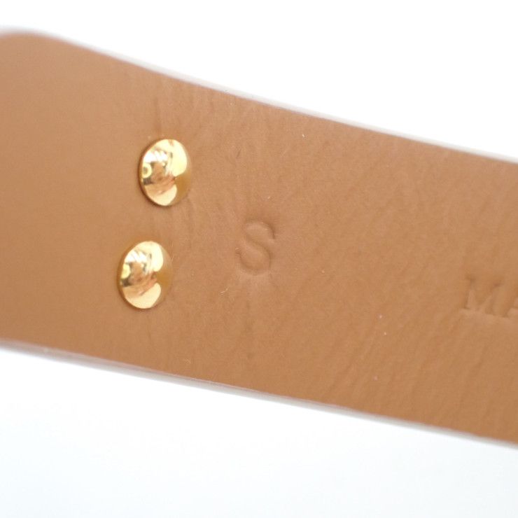 Dior Bracelet 30 Montaigne Beige Leather Gold Double