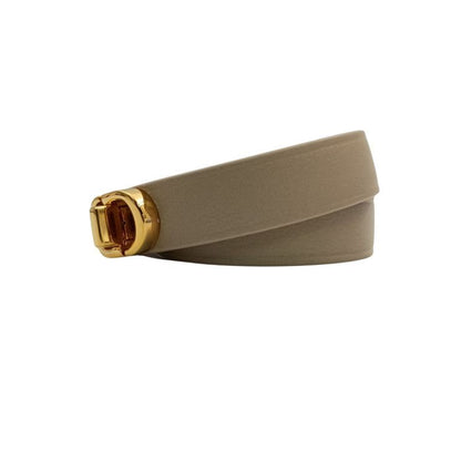 Dior Bracelet 30 Montaigne Beige Leather Gold Double