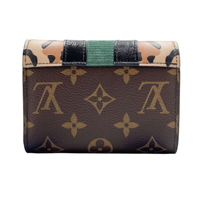 Louis Vuitton Trifold Wallet Portefeuille Victorine Brown Leather
