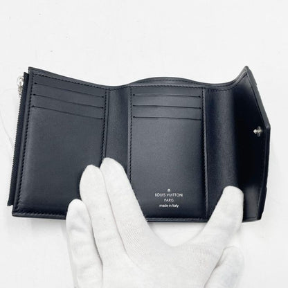 Louis Vuitton Trifold Wallet Portefeuille Victorine Brown Leather