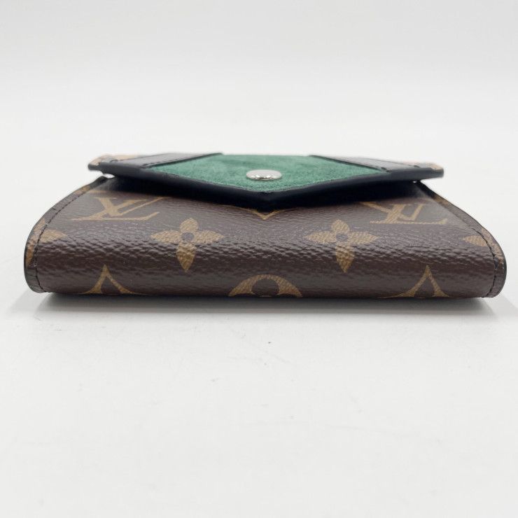 Louis Vuitton Trifold Wallet Portefeuille Victorine Brown Leather