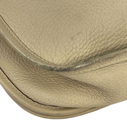 Hermes Evelyne 2 GM Perforated Logo Shoulder Bag Taurillon Clemence Parchemin
