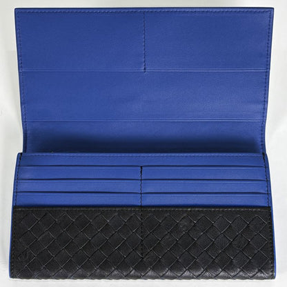 Bottega Veneta Intrecciato Bifold Wallet Billfold Coin Purse Nappa Long
