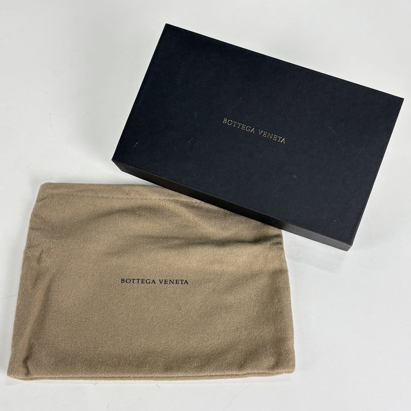 Bottega Veneta Intrecciato Bifold Wallet Billfold Coin Purse Nappa Long