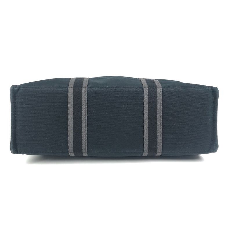 Hermes Shoulder Bag Fourre Tout GM Canvas Black