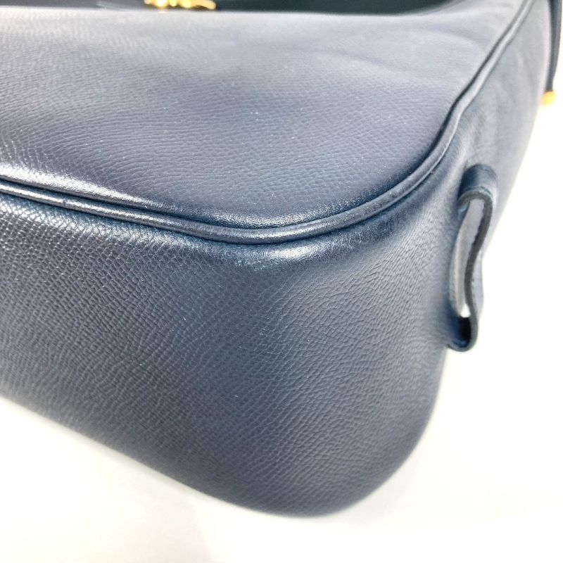 Hermes Shoulder Bag Saco Courchevel Navy