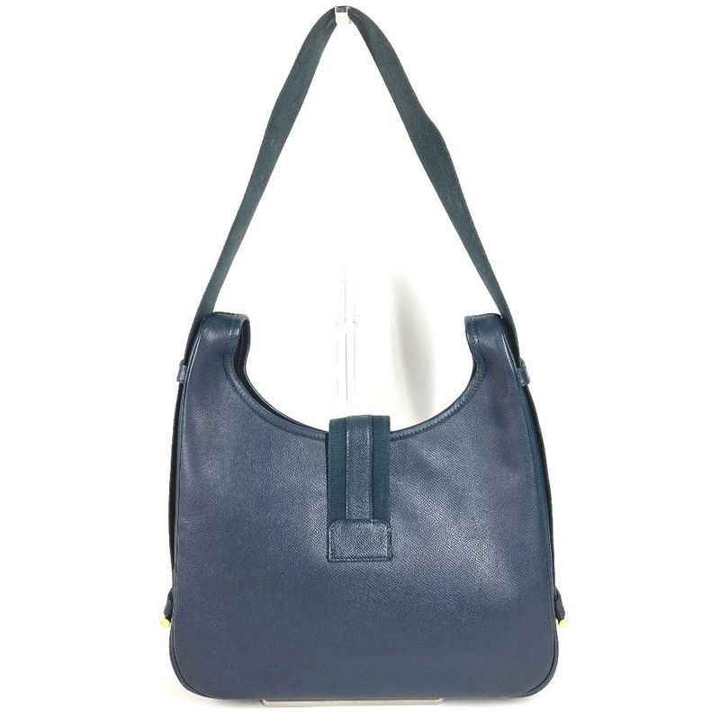 Hermes Shoulder Bag Saco Courchevel Navy