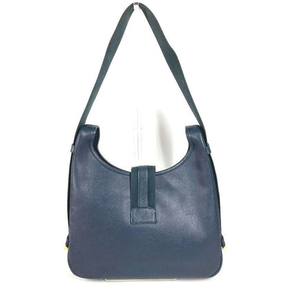 Hermes Shoulder Bag Saco Courchevel Navy