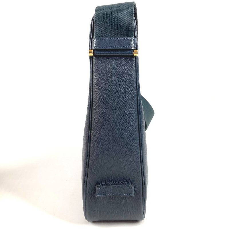 Hermes Shoulder Bag Saco Courchevel Navy