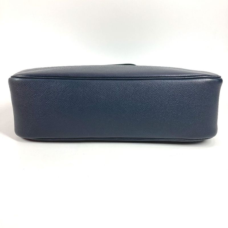 Hermes Shoulder Bag Saco Courchevel Navy