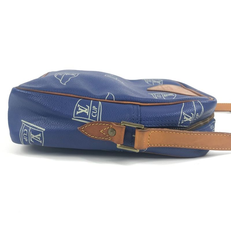 Louis Vuitton Shoulder Bag Sac San Diego Leather Blue