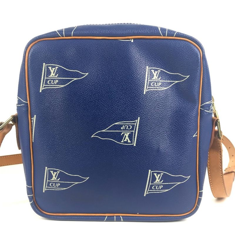 Louis Vuitton Shoulder Bag Sac San Diego Leather Blue