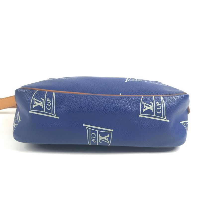 Louis Vuitton Shoulder Bag Sac San Diego Leather Blue