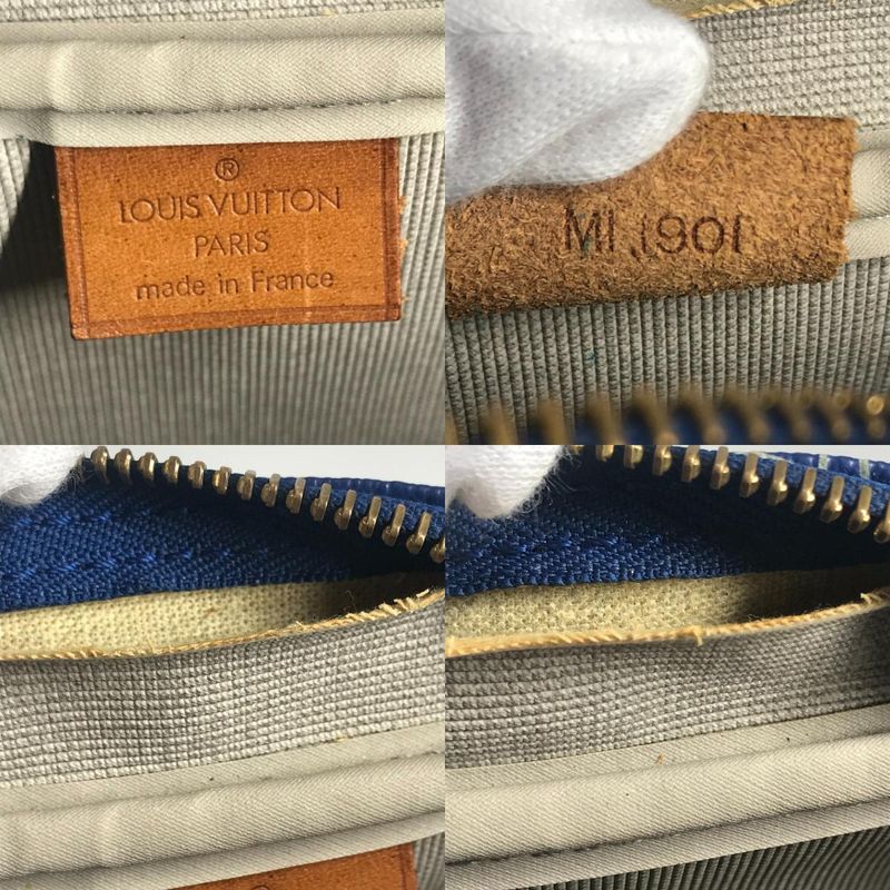 Louis Vuitton Shoulder Bag Sac San Diego Leather Blue