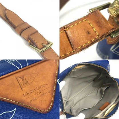 Louis Vuitton Shoulder Bag Sac San Diego Leather Blue