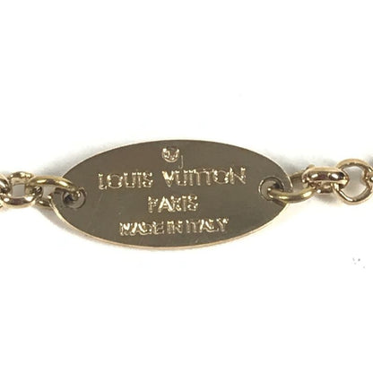 Louis Vuitton Necklace Collier LV Metal Gold