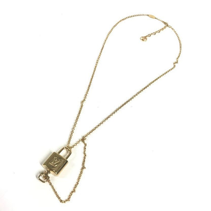 Louis Vuitton Necklace Collier LV Metal Gold