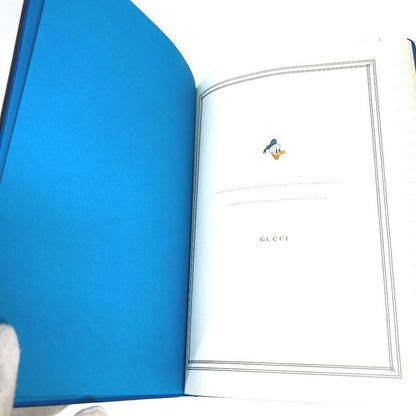 Gucci Notebook Donald Duck GG Supreme Canvas Blue