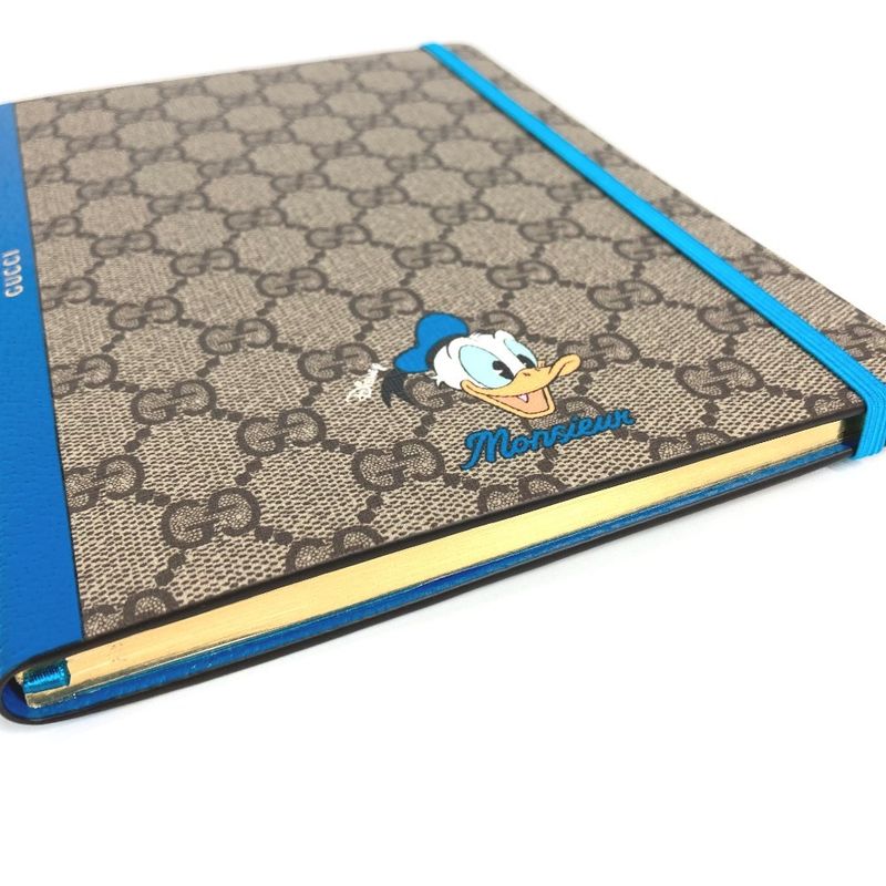 Gucci Notebook Donald Duck GG Supreme Canvas Blue