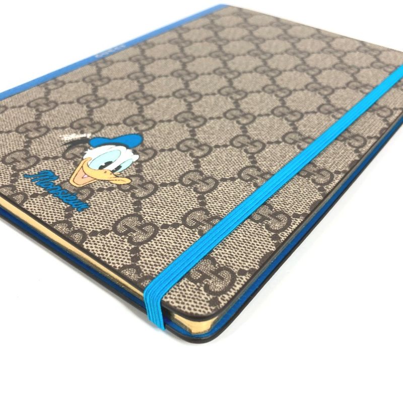 Gucci Notebook Donald Duck GG Supreme Canvas Blue