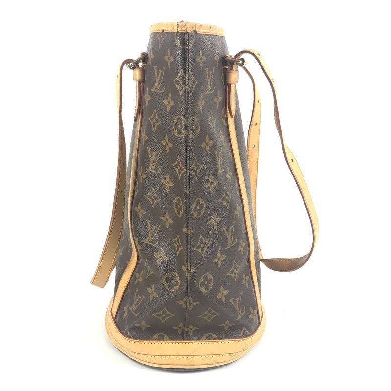 Louis Vuitton Shoulder Bag Bucket GM Monogram Canvas Brown