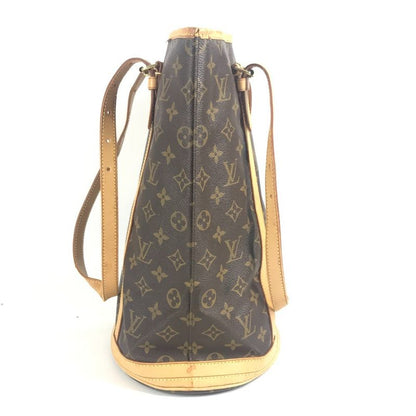 Louis Vuitton Shoulder Bag Bucket GM Monogram Canvas Brown