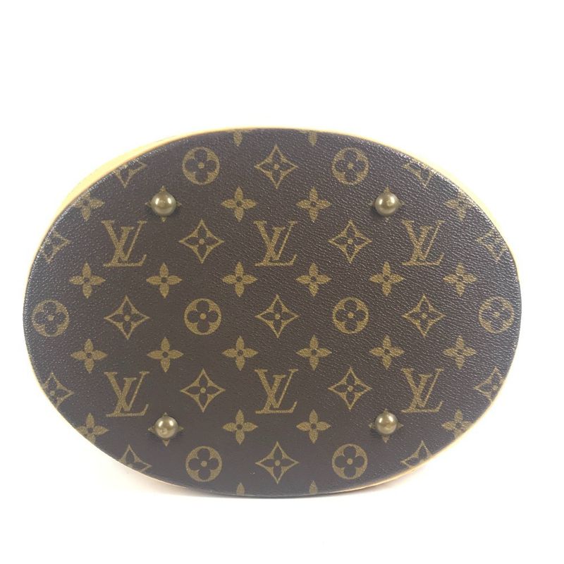 Louis Vuitton Shoulder Bag Bucket GM Monogram Canvas Brown