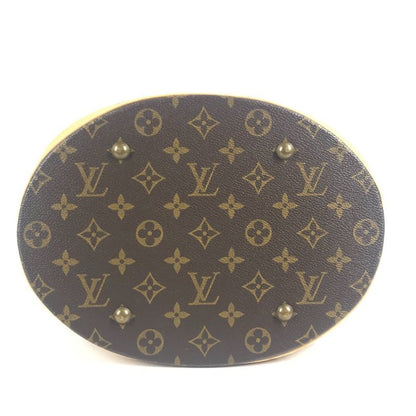 Louis Vuitton Shoulder Bag Bucket GM Monogram Canvas Brown