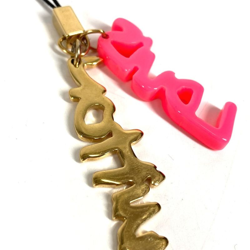 Louis Vuitton Strap Accessoire Telephonne Graffiti Plastic Pink