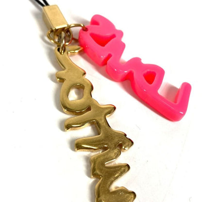 Louis Vuitton Strap Accessoire Telephonne Graffiti Plastic Pink