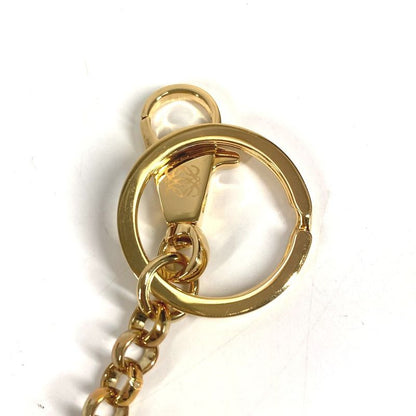 Loewe Key Holder Amazona Shape Anagram Logo Leather Green