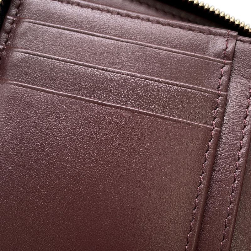 Chanel Bifold Wallet Quilted Small CC Logo Caviar Leather