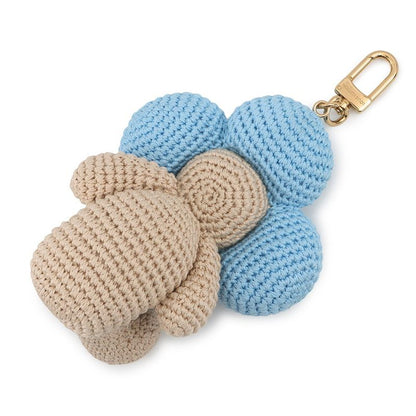 Louis Vuitton Bag Charm My Vivienne Crochet Blue-beige