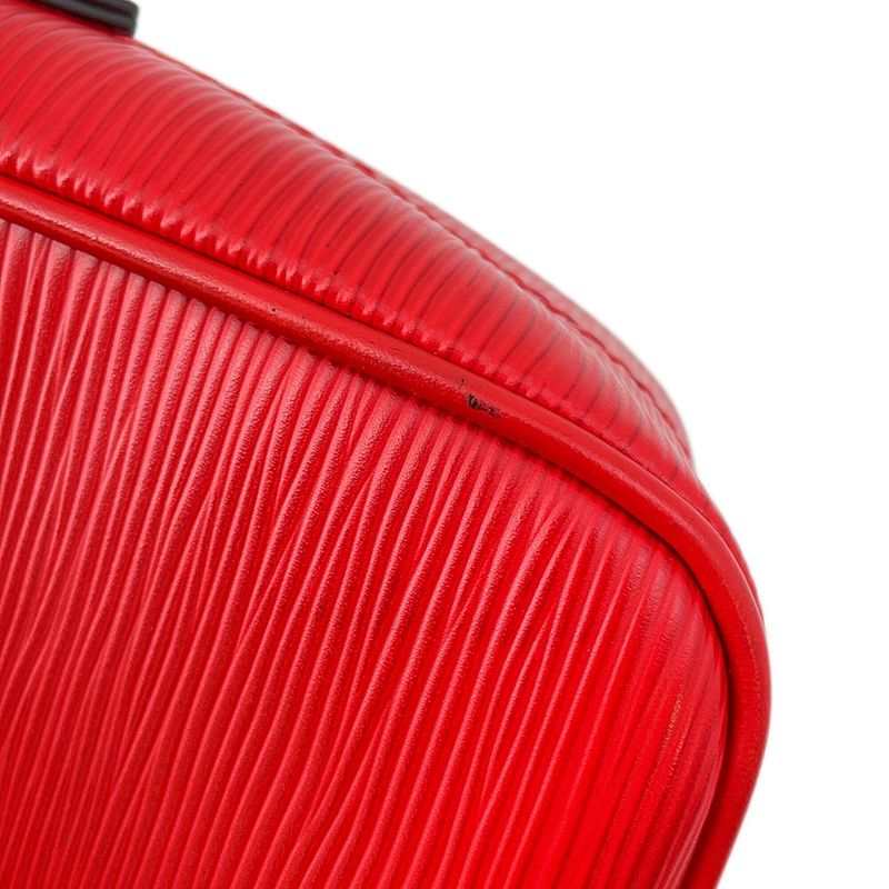 Louis Vuitton Shoulder Bag Epi Danube PM Supreme Red Noir Black