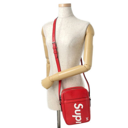 Louis Vuitton Shoulder Bag Epi Danube PM Supreme Red Noir Black
