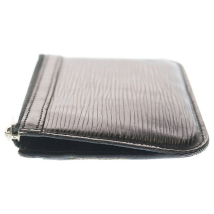 Louis Vuitton Pochette Cles Epi Coin Case Wallet Black