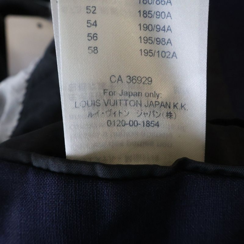Louis Vuitton Single Check Tailored Set Items Navy