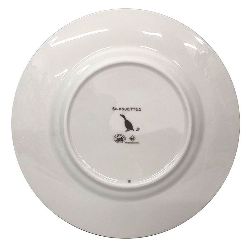 Hermes Silhouettes Silhouette Dessert Plate Boy Dog Duck